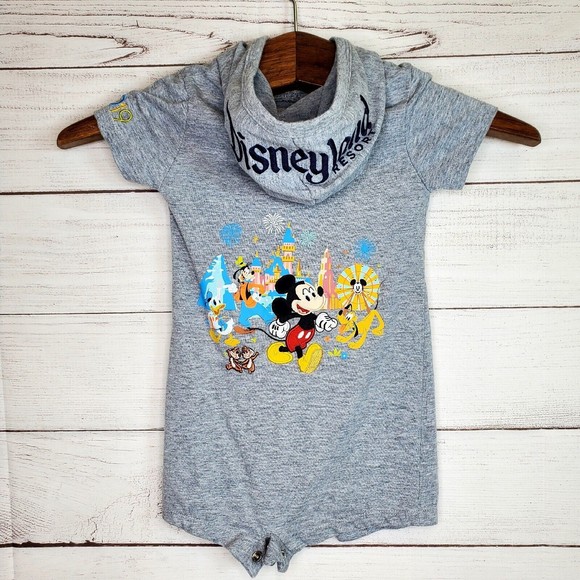 Disney Parks Mickey Mouse & Friends Romper Jumpsuit 2019 Size 18M One Piece - Picture 4 of 10